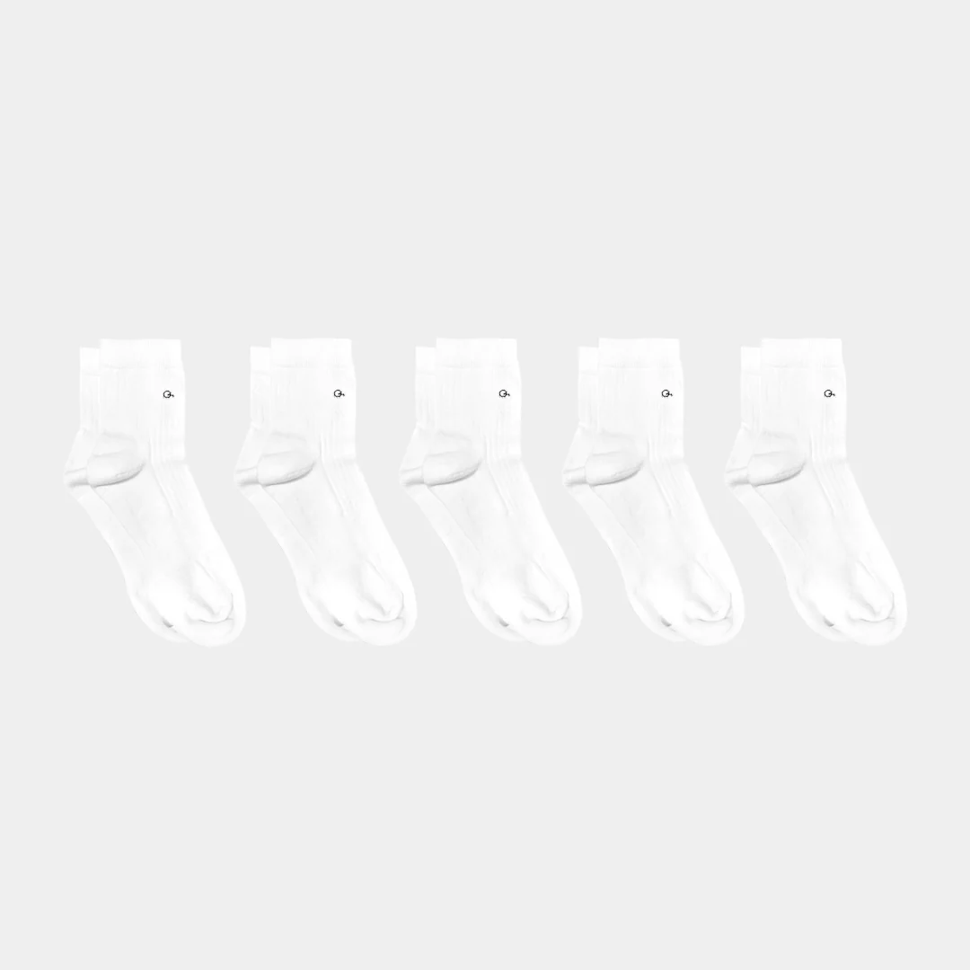 Cotton Quarter Pacers Kids Socks (Midweight) - 97% Organic Cotton (3 & 5 Pack) - Image 6