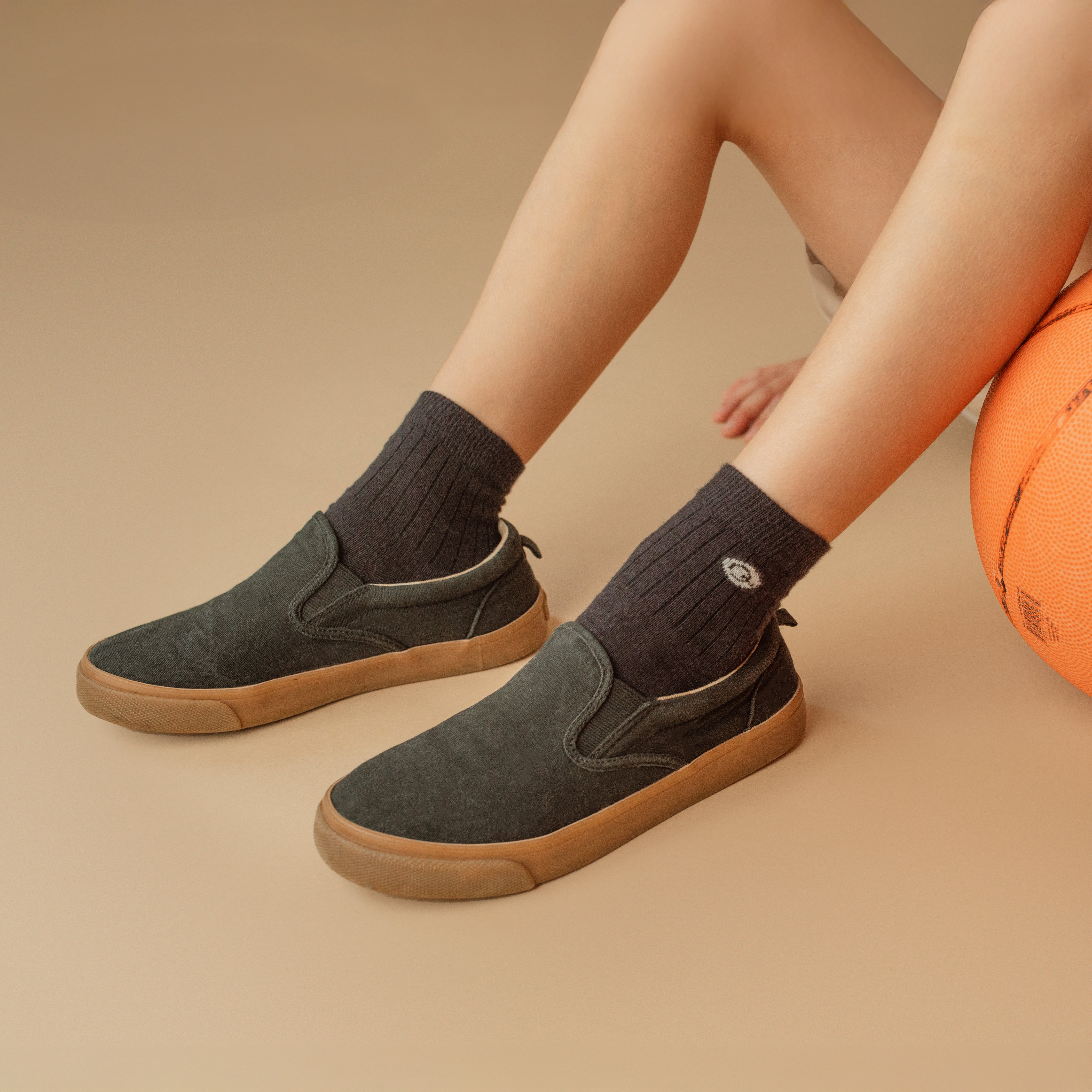 Cotton Quarter Pacers Kids Socks (Midweight) - 97% Organic Cotton - Image 5