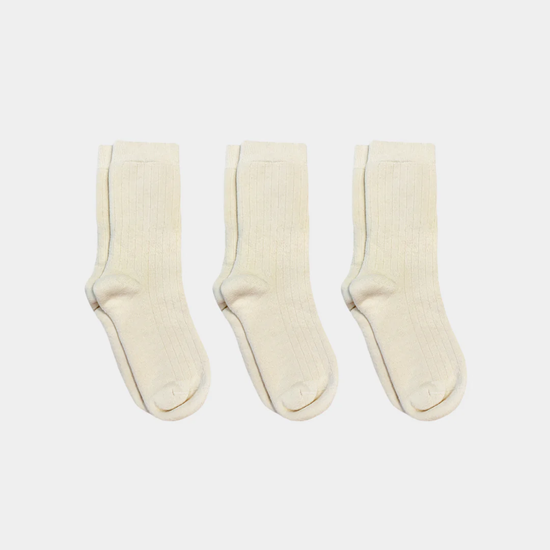 Heavyweight (Thick) Cotton Kids Socks - 98% Organic Cotton - Image 15