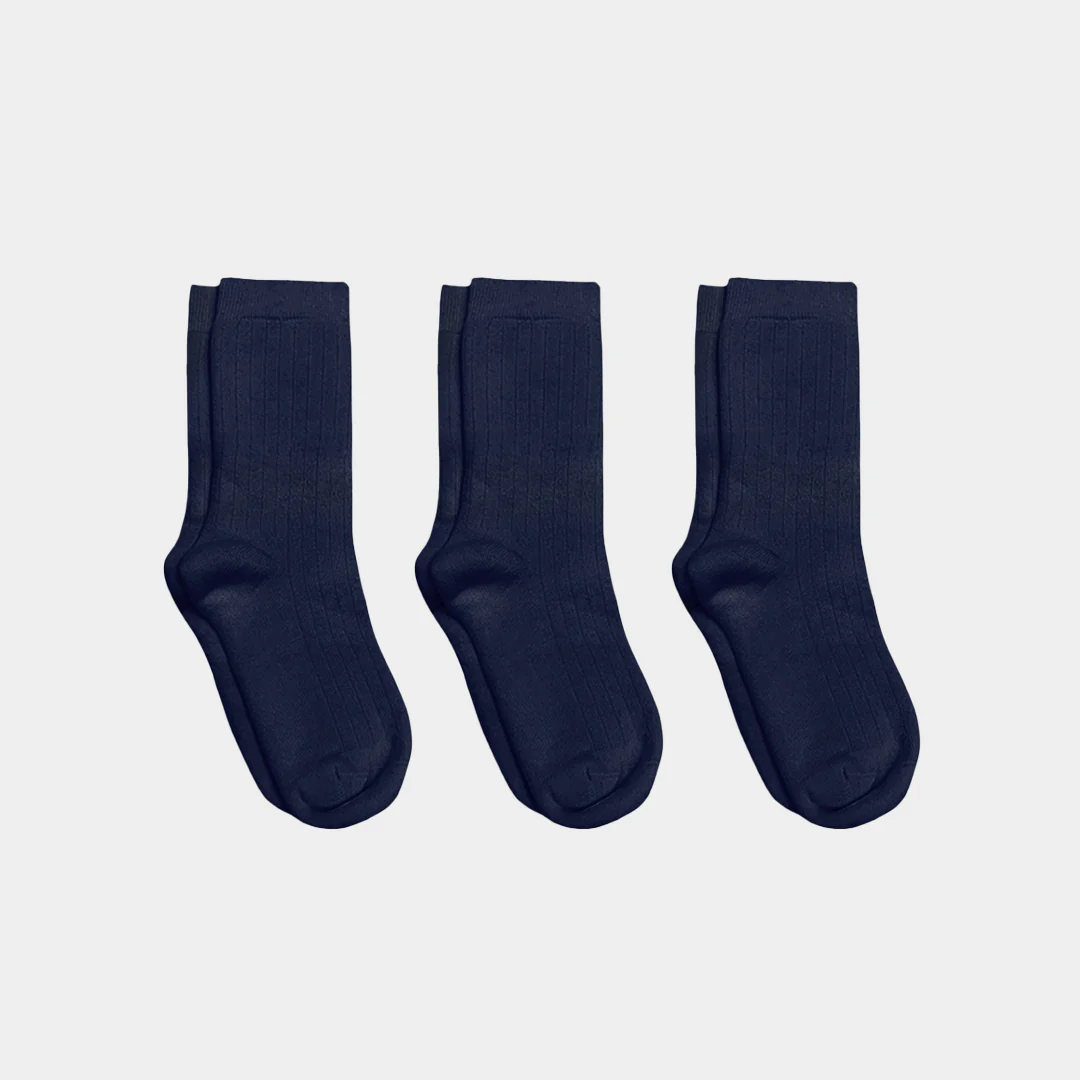 Heavyweight (Thick) Cotton Kids Socks - 98% Organic Cotton - Image 17