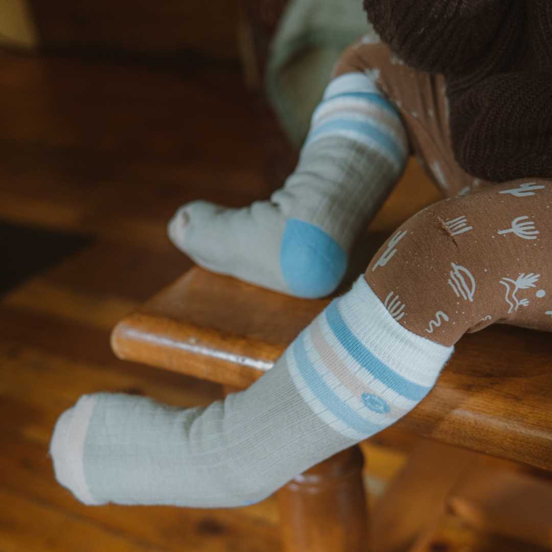 Heavyweight (Thick) Cotton Kids Socks - 98% Organic Cotton - Image 6