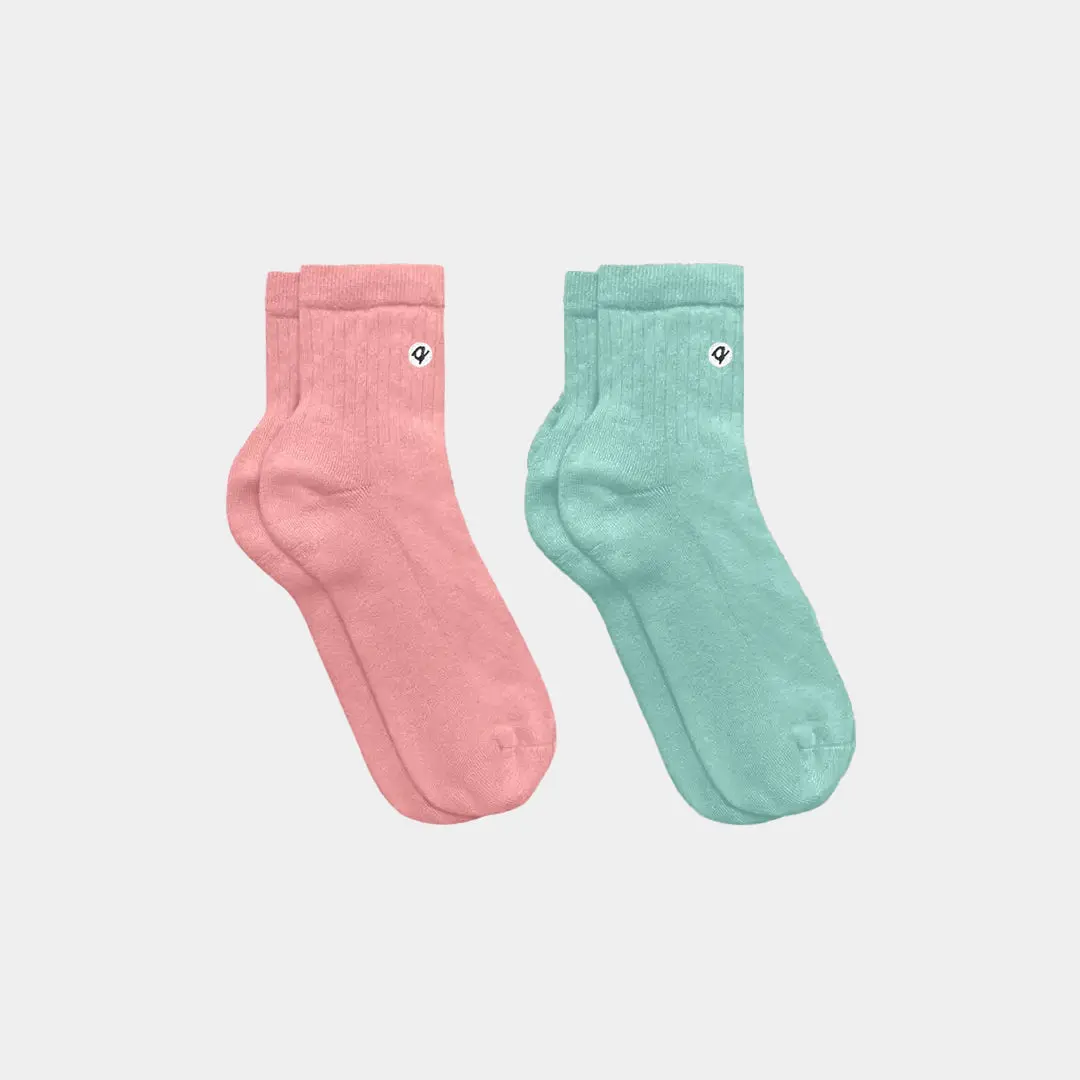 Merino Wool - Cotton Midweight Quarter Pacers (2 pack) - Image 4