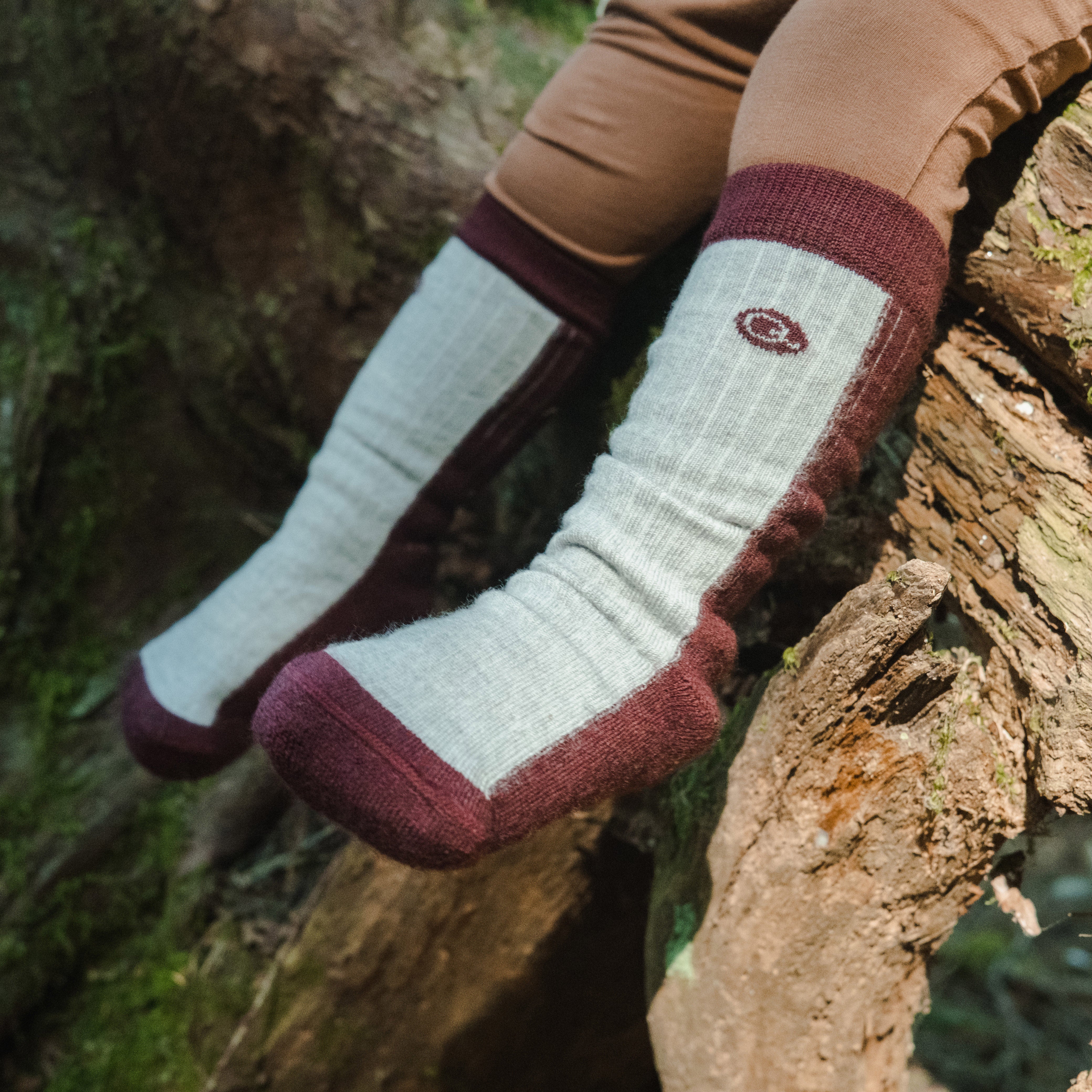 Merino Wool Midweight Cool Tones Kids Socks (4 pack) - Image 7