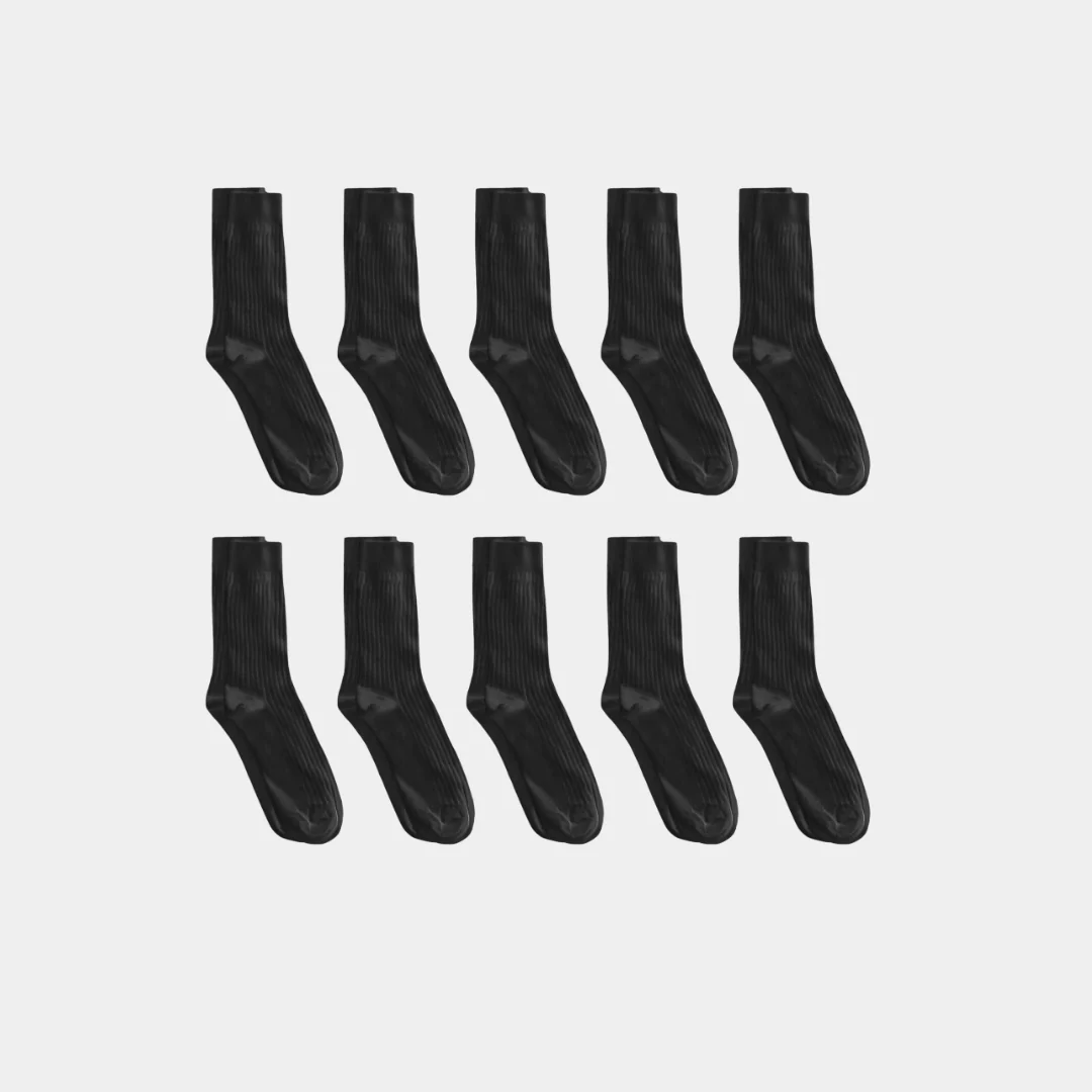 Adult Ribbed Socks - 100% Organic Cotton - Image 27