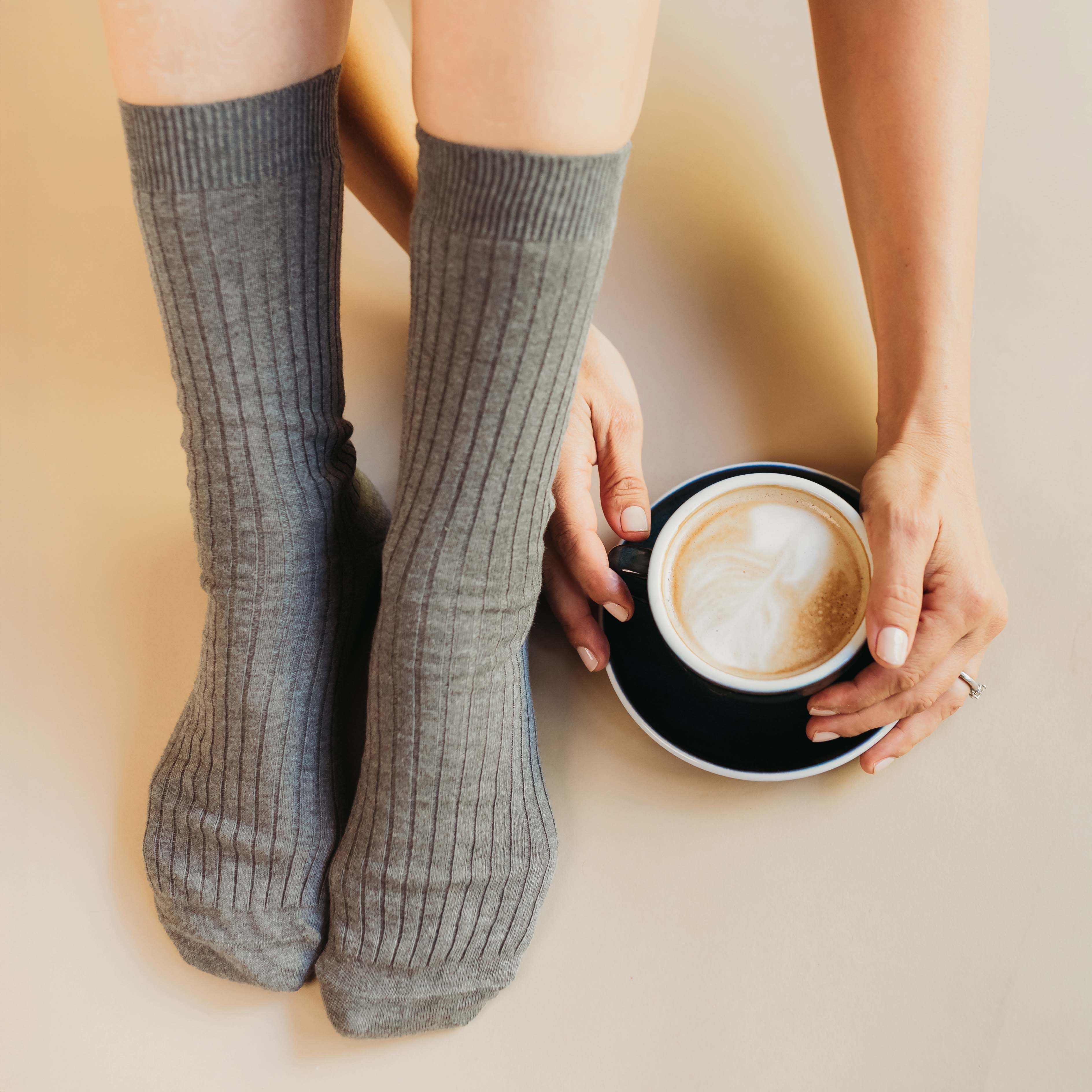 Adult Ribbed Socks - 100% Organic Cotton - Image 7