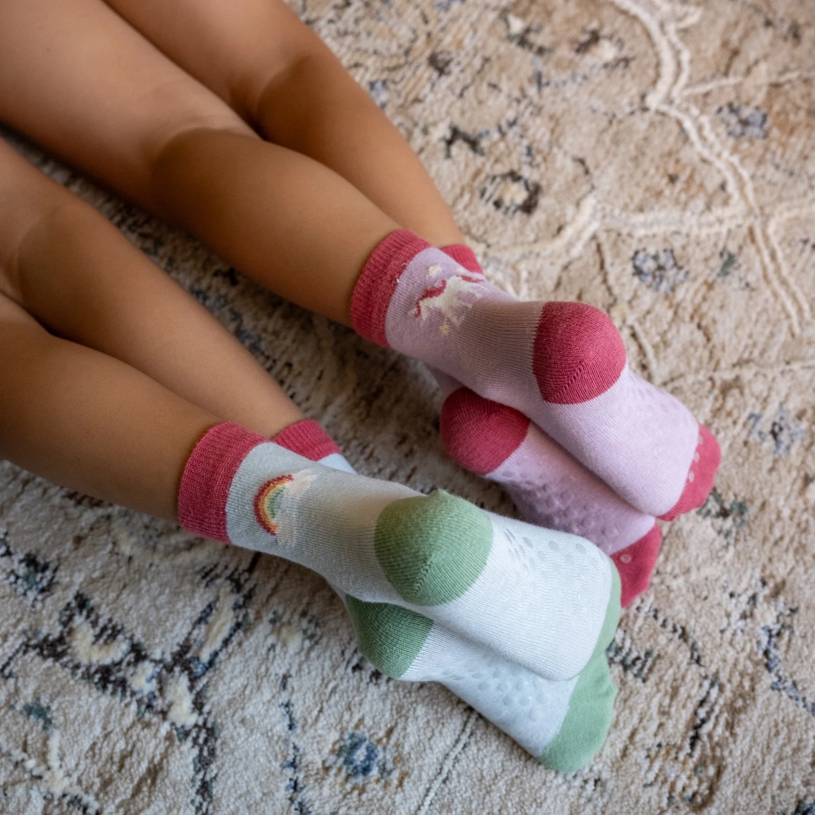 Mixed Patterns Kids Socks (3-pack) - 98% Organic Cotton - Image 12