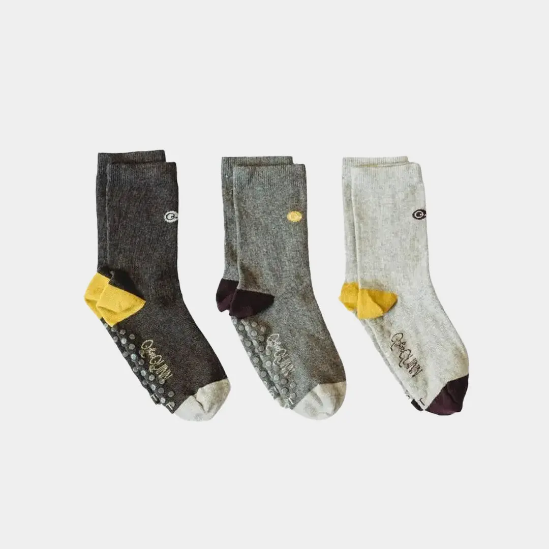 Mixed Patterns Kids Socks (3-pack) - 98% Organic Cotton - Image 3