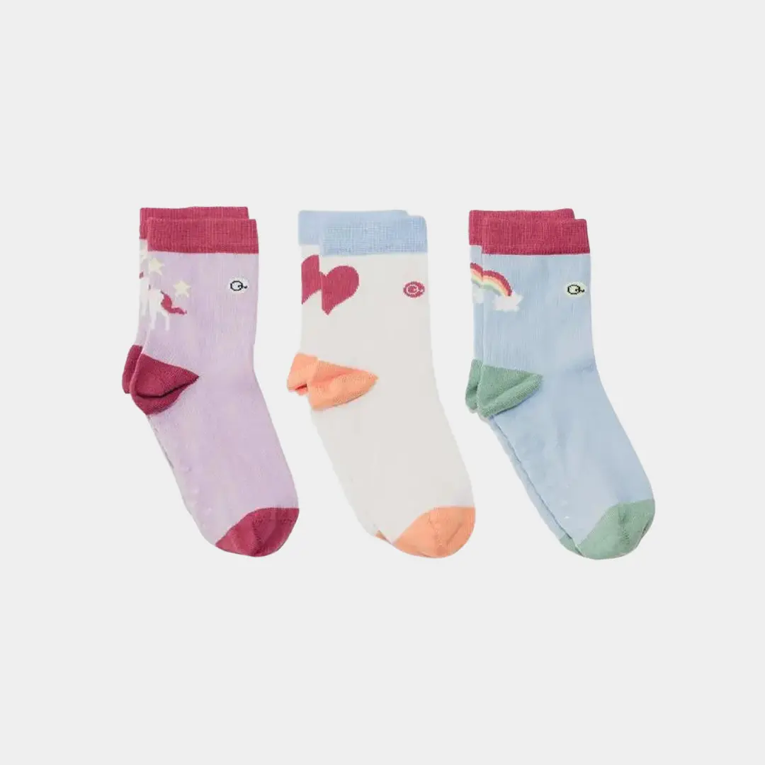 Mixed Patterns Kids Socks (3-pack) - 98% Organic Cotton - Image 4