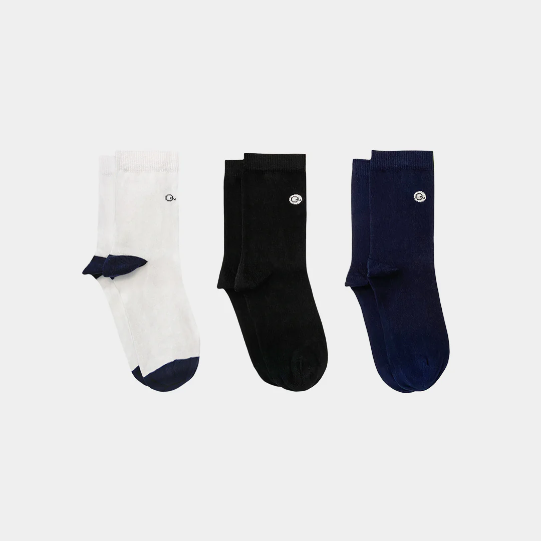 Mixed Patterns Kids Socks (3-pack) - 98% Organic Cotton - Image 5