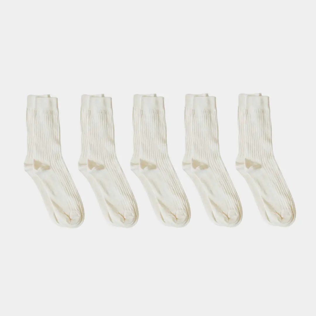 Adult Ribbed Socks - 100% Organic Cotton - Image 19