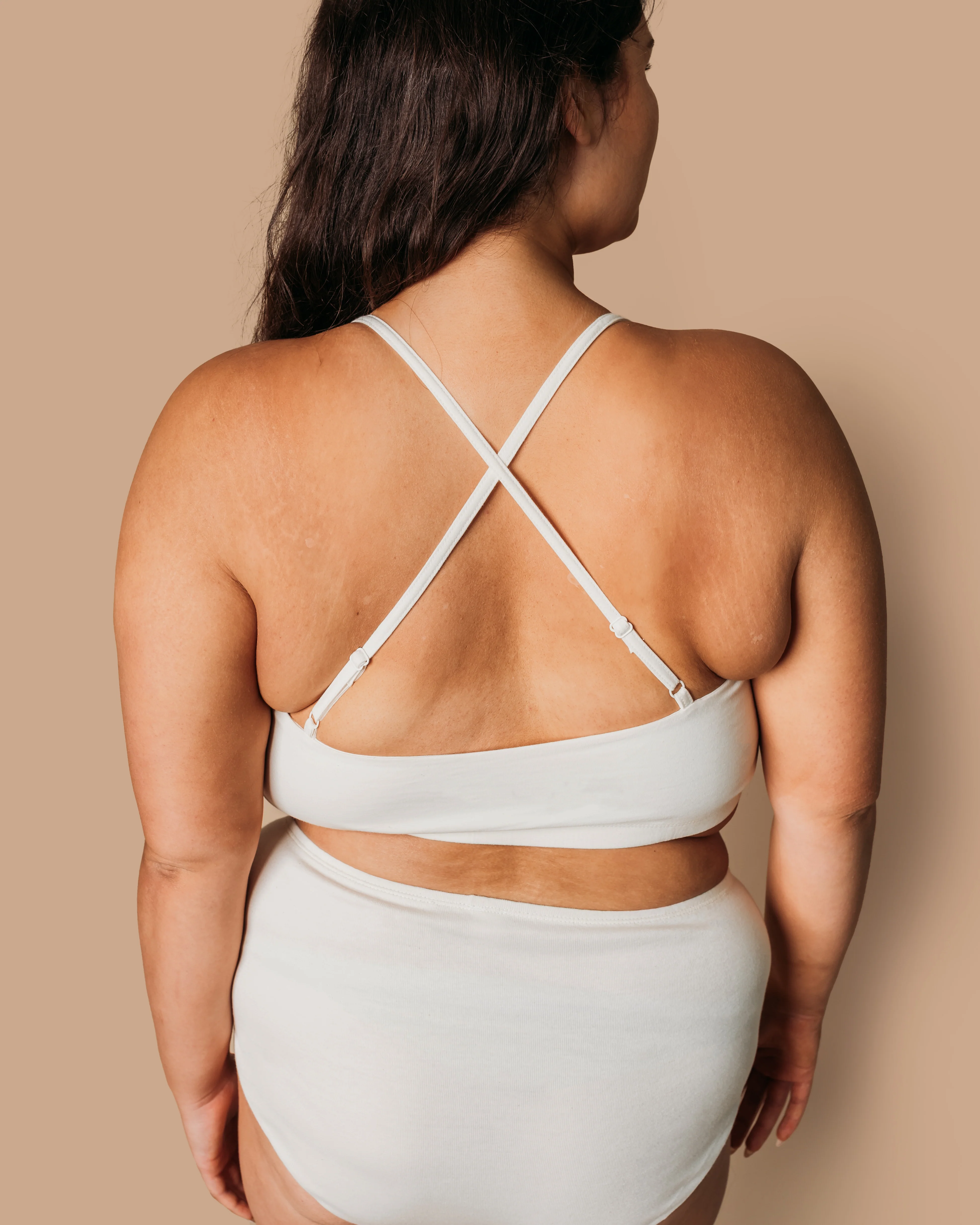 Pure (no dye) Classic Briefs & Bralette Set (2 Pack) - 100% Organic Cotton - Image 5