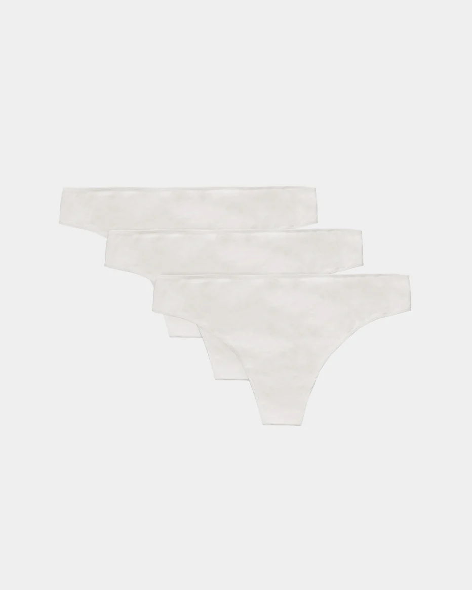Women's Stretch Thong - 95% Organic Cotton - Image 19