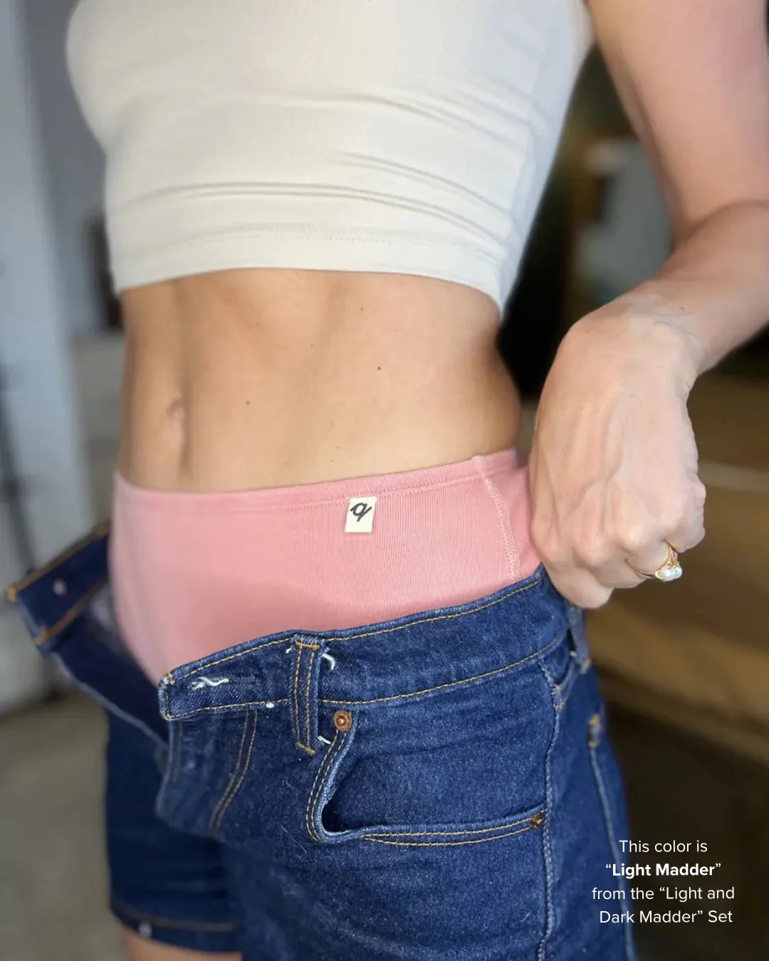 Womens Classic Brief - Natural, Plant Dyes - 100% Organic Cotton (2 pack) - Image 9