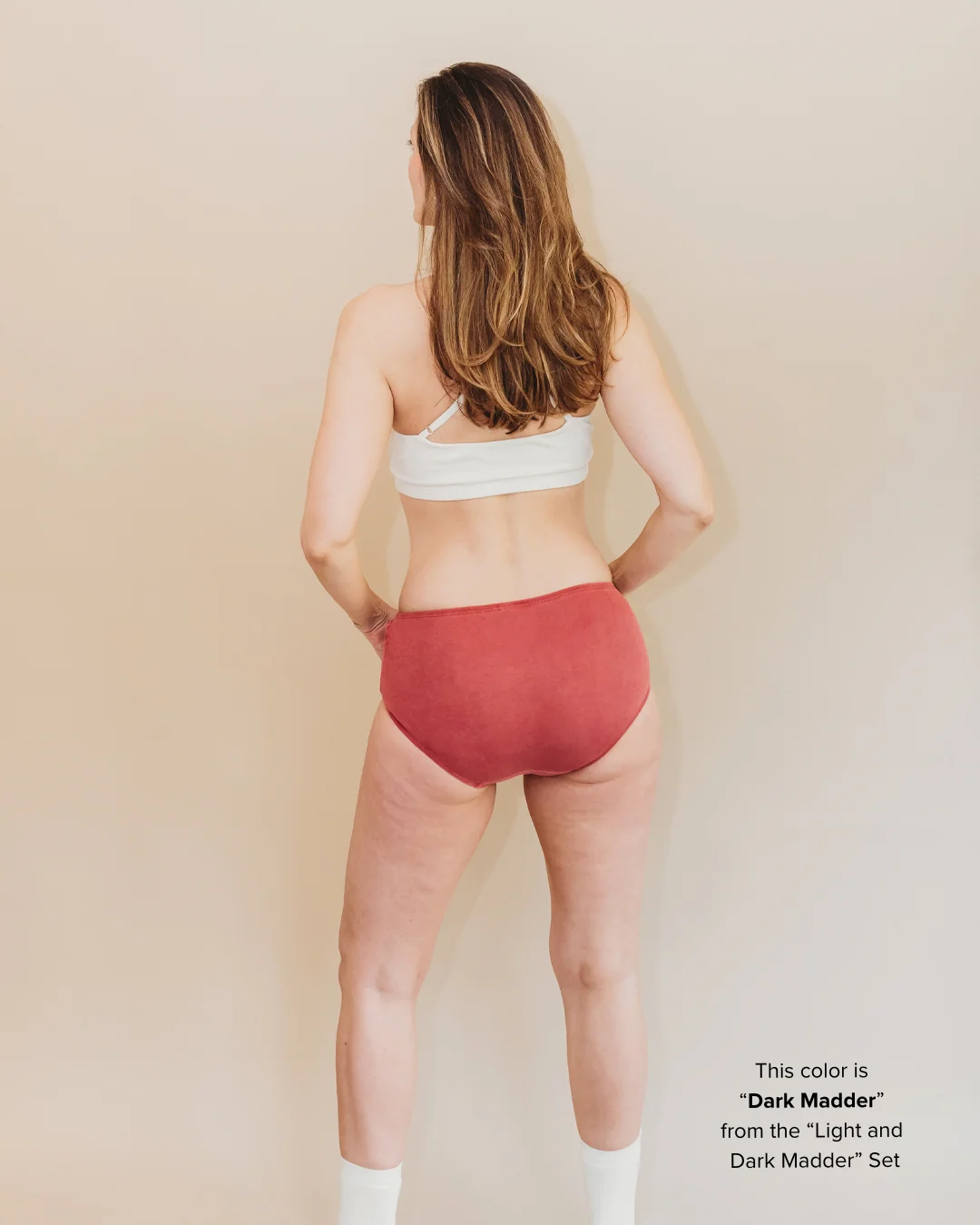 Womens Classic Brief - Natural, Plant Dyes - 100% Organic Cotton (2 pack) - Image 5
