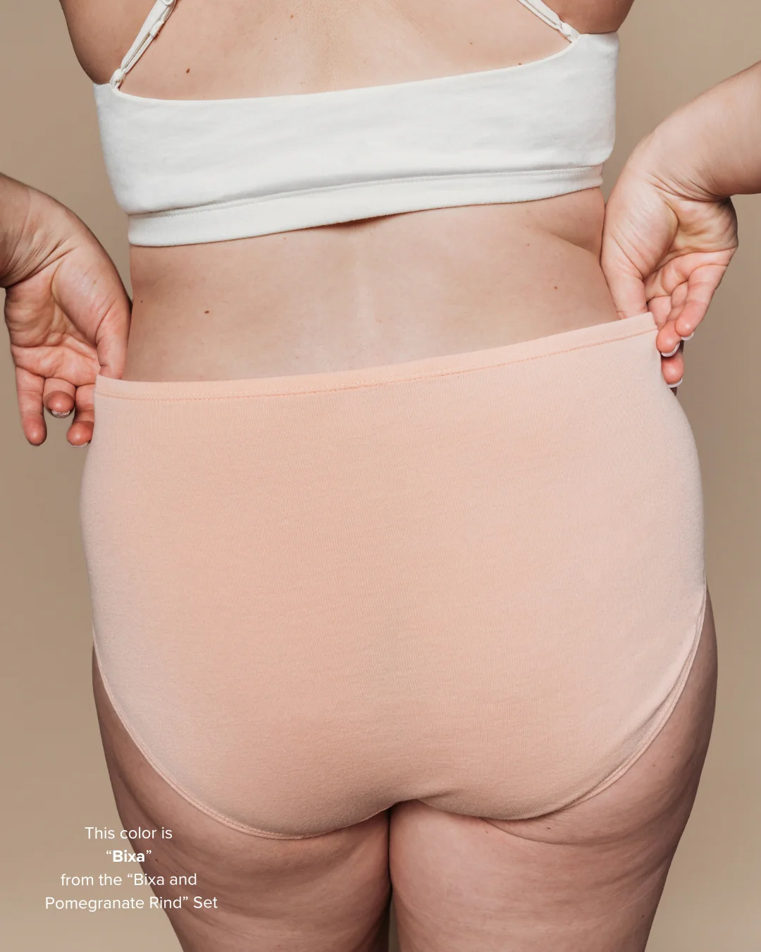Womens Classic Brief - Natural, Plant Dyes - 100% Organic Cotton (2 pack) - Image 7