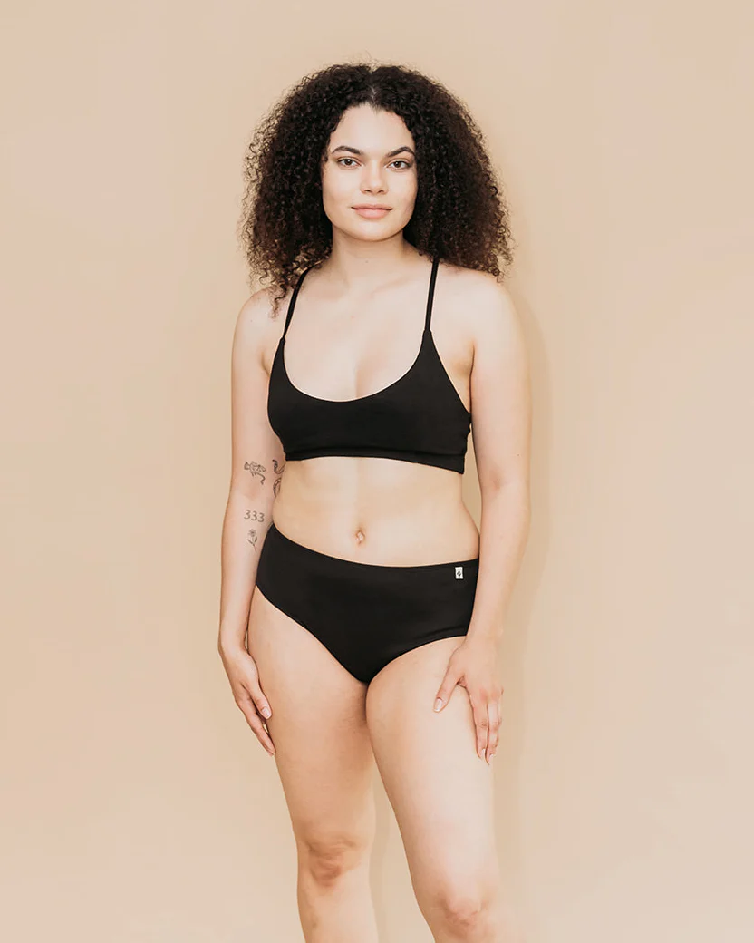 Women's Classic Briefs & Bralette Set (2 Pack) - 100% Organic Cotton - Image 3
