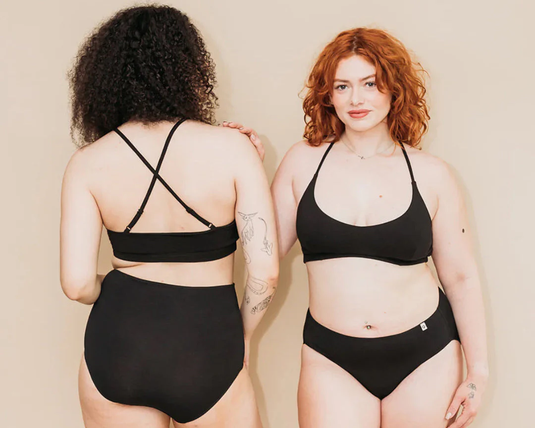Women's Criss-Cross Bralette - 100% Organic Cotton - Image 10