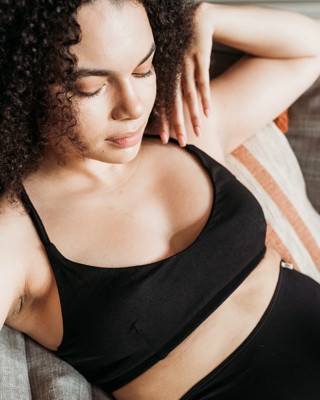 Women's Criss-Cross Bralette - 100% Organic Cotton - Image 8