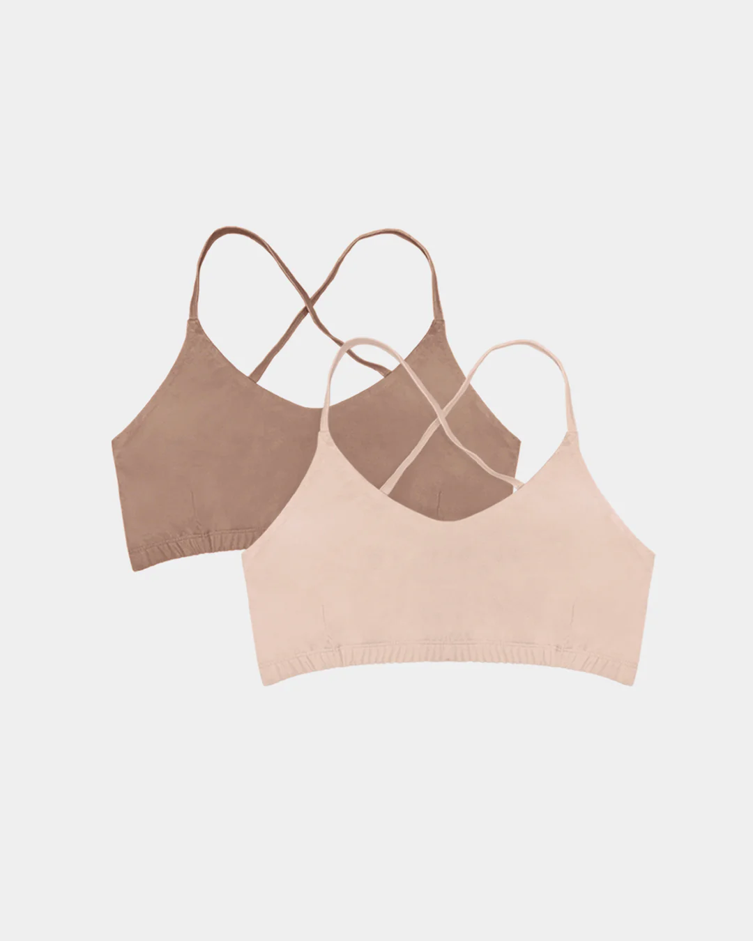 Women's Criss-Cross Bralette - Natural, Plant Dyes - 100% Organic Cotton - Image 25