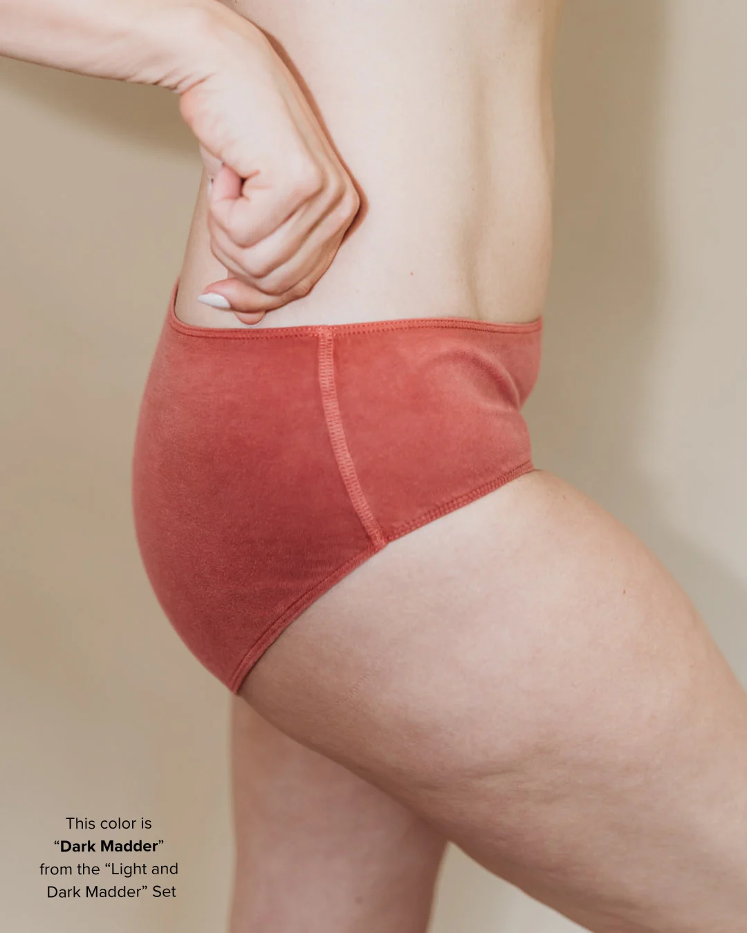 Womens Everyday Bikini - Natural, Plant Dyes - 100% Organic Cotton (2 pack) - Image 12