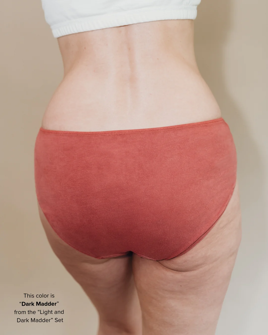 Womens Everyday Bikini - Natural, Plant Dyes - 100% Organic Cotton (2 pack) - Image 7