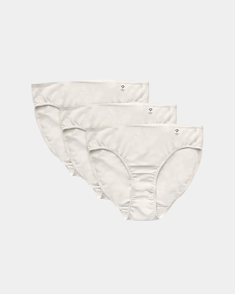 Pure (no dye) Women's French Cut Bikini - 95% Organic Cotton - Image 4