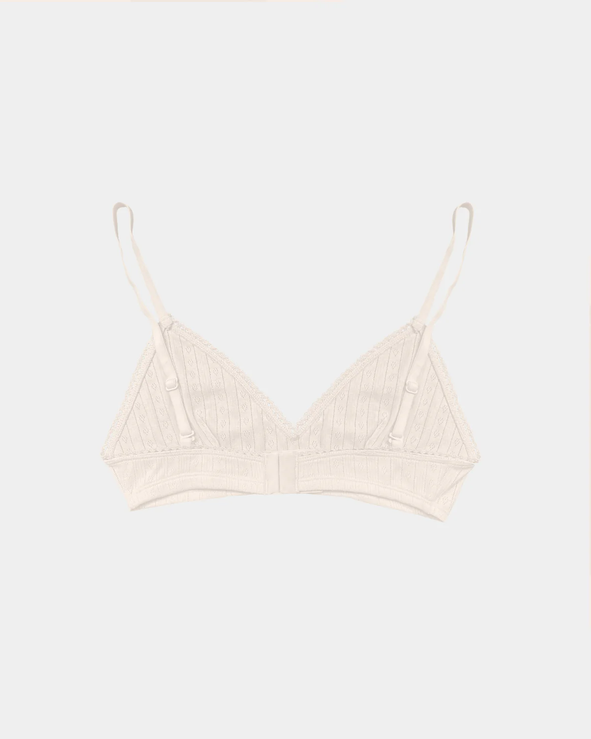 Women's Pointelle Bra - 100% Organic Cotton - Image 25