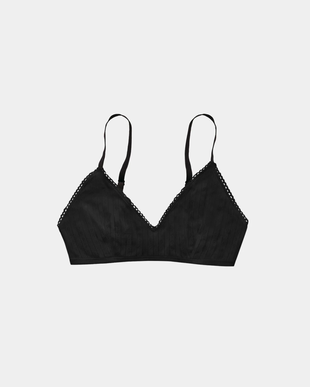 Women's Pointelle Bra - 100% Organic Cotton - Image 26