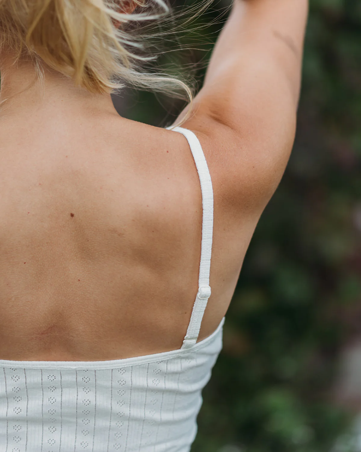Women's Pointelle Tank Top - 100% Organic Cotton - Image 6
