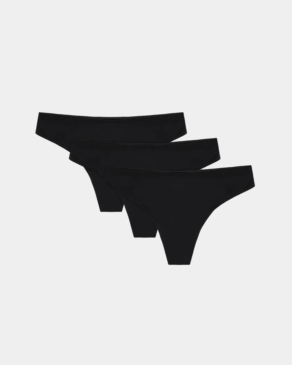 Women's Stretch Thong - 95% Organic Cotton - Image 16
