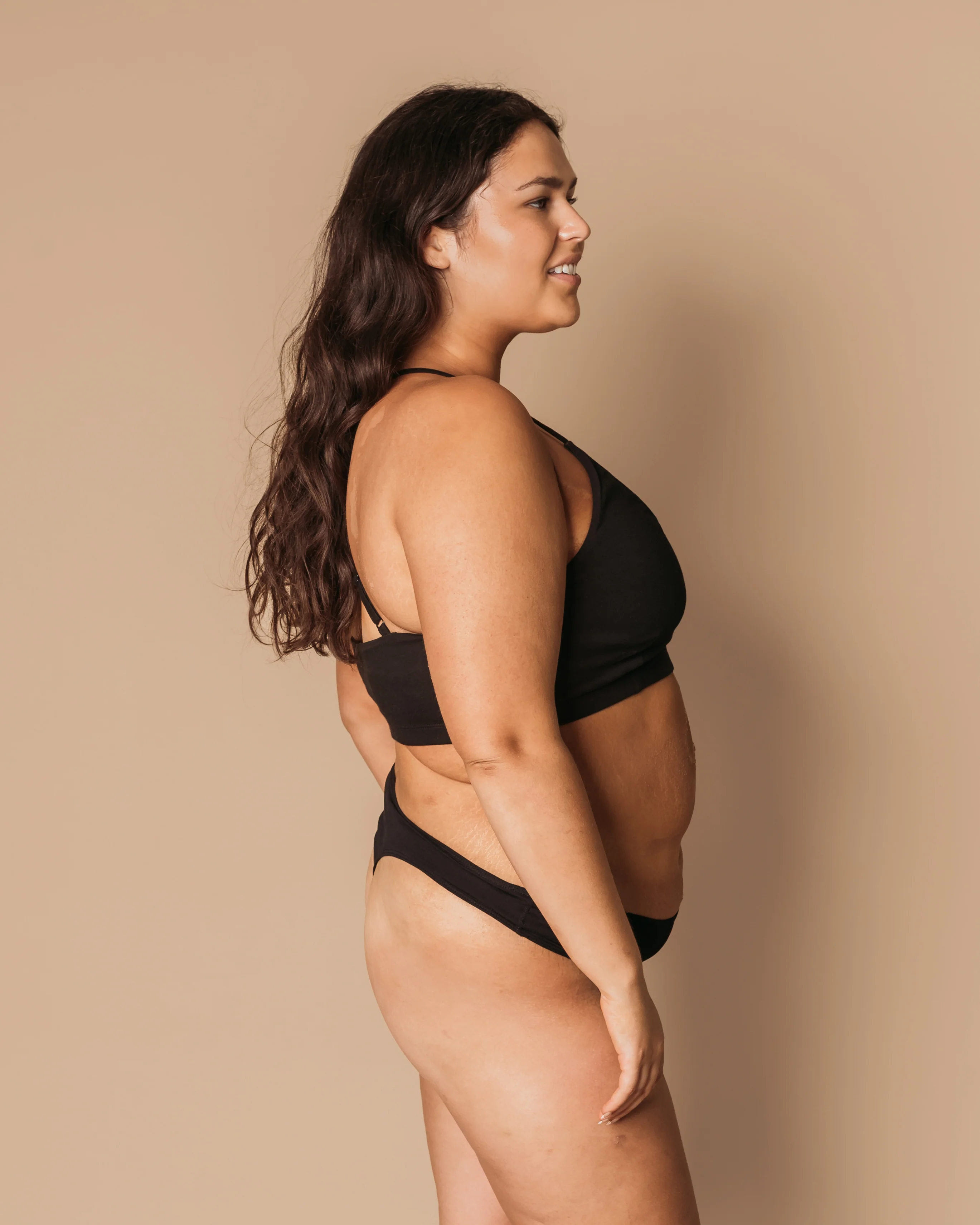 Women's Stretch Thong - 95% Organic Cotton - Image 4