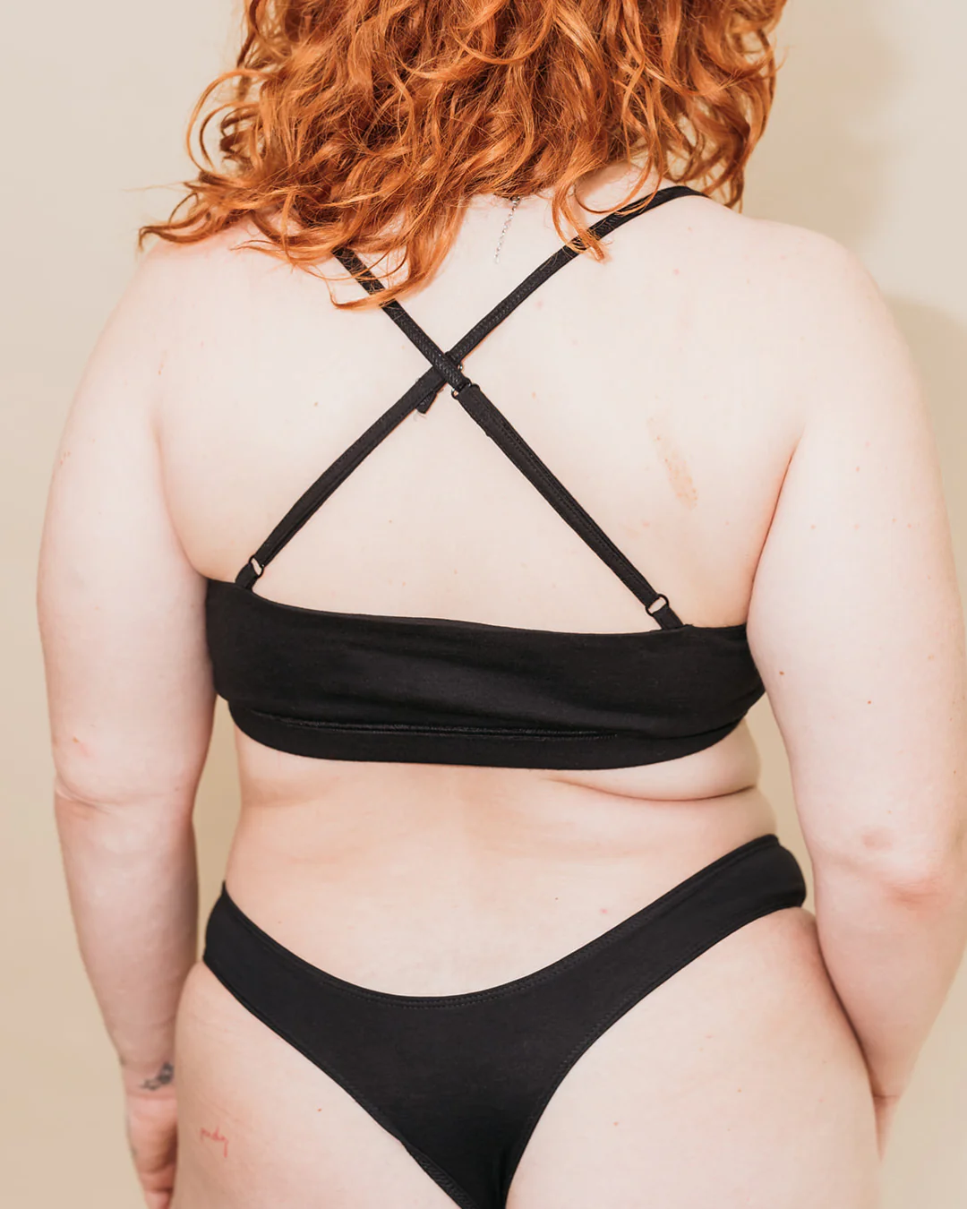 Women's Stretch Thong - 95% Organic Cotton - Image 5